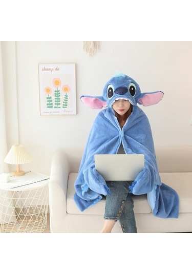 Flybuy Yeni Unisex Siesta Sıcak Sevimli Şal Yumuşak Öğrenci Ofis Kış Karikatür Kalın Hqgoodstore Battaniye Wj Diğer