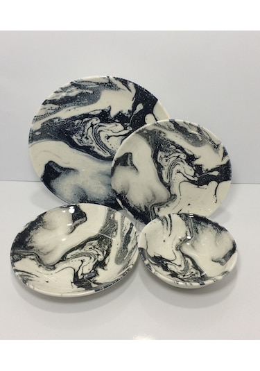 Porselen 24 Parça Yemek Set Db655