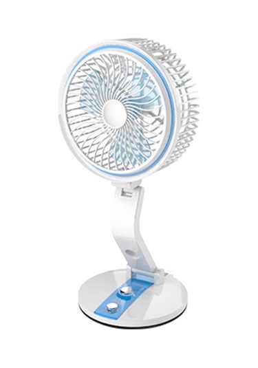 Ruicoo "taşınabilir Usb Şarjlı Fan & Gece Lambası - Ayarlanabilir Hız Ve Parlaklık" Mavi