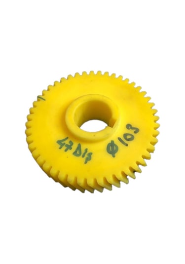 32 No Et Kıyma Makinesi Kestamit Dişlisi 103-47 Sarı