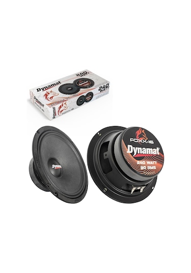 Dynamat Foxx-16 Oto Midrange 16cm 240 Watt Maksimum 90w Rms 2 Adet