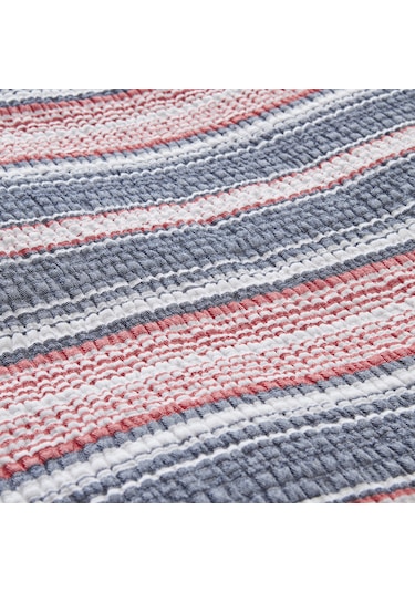 Karaca Home Denim Farley Çift Kişilik Yatak Örtüsü Seti Kırmızı