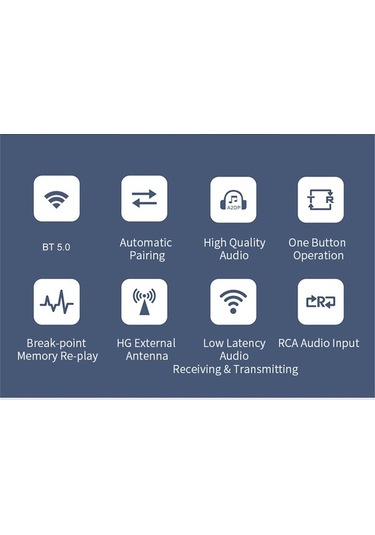 Didadodo T-r22 Bt5.0 Ses Adaptörü, 2-in-1 Kablosuz 3.5mm Ses Verici