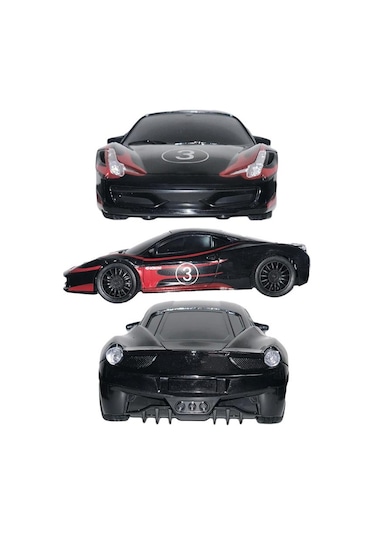 Ctoys Scaled Rc Model 27 Mhz Full Fonksiyonlu Uzaktan Kumandalı Ferrari Siyah Araba Qx3688 6