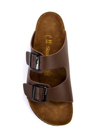 Slazenger LENS Erkek Kahve Terlik