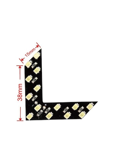 Alfa Romeo 75 Uyumlu Ayna Gündüz Ledi Amber Renk 14 Led'li Fs