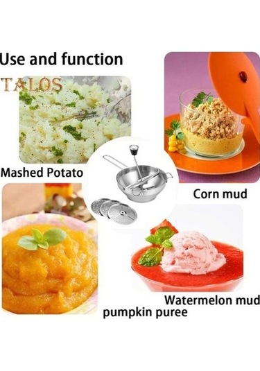 Domates Freze Diski Ergonomik Tasarım Taşlama Gıda Sınıfı İşçilik Tasarrufu Anti-çatlama Değirmeni Mutfak Malzemeleri Çelik