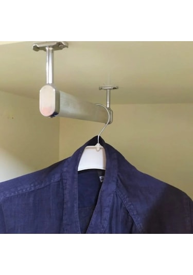 Adilon.Ist Dolap Içi 30 Cm Oval Elbise Askı Borusu, Tavan Askı Aparatı Vida Diğer