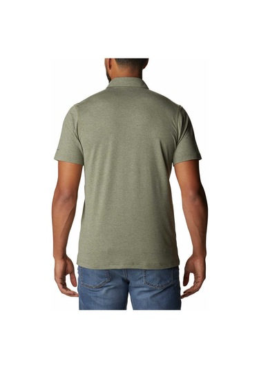Columbia Tech Trail Erkek Kısa Kollu Polo T-Shirt Yeşil Çağla Yeşili