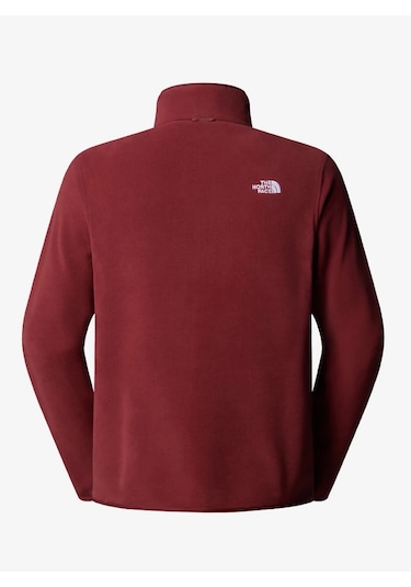The North Face Glacier Fleece Full Zip Hiking Fleece Erkek Polar Bordo