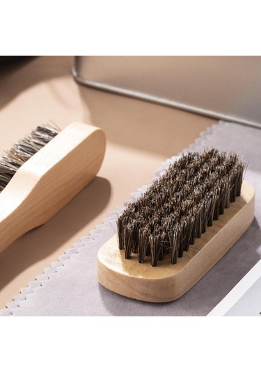 Homyl Dericilik Için Ayakkabı Bakımı Ve Lehçe Kiti Metal Siyah