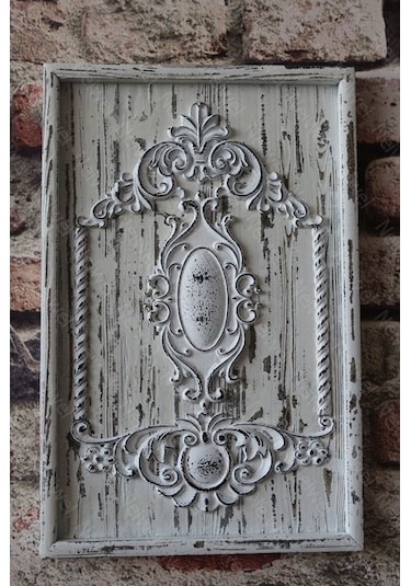 Neiwel Vintage Nein Eskitme Beyaz Tablo