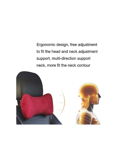 Tongxida Araba Koltuk Yastığı: Kahverengi, Servikal Omurga Destekli