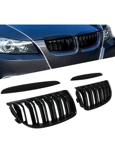 Bmw E90 Sedan Ön Panjur Izgara Piano Black 2005-2008