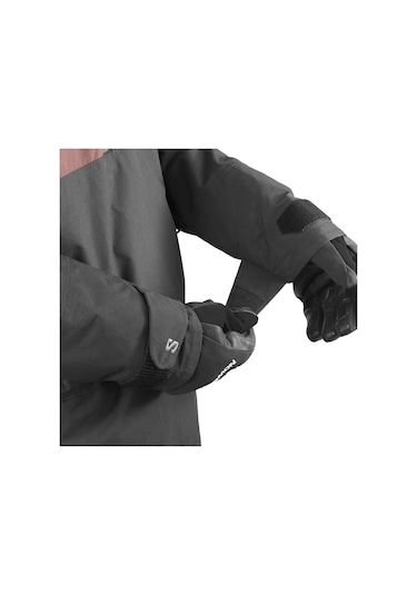 Salomon Salomon Transfer Anorak Erkek Kayak Montu Bordo Siyah 41201 Siyah