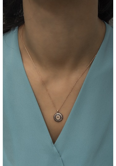 Rose Kaplama Nazar Kolye N11.35995 Rose Gold