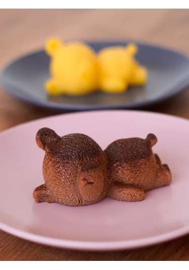 Shıne Luna Kedi Pudingi Silikon Kalıbı Formu 220017008 Beyaz