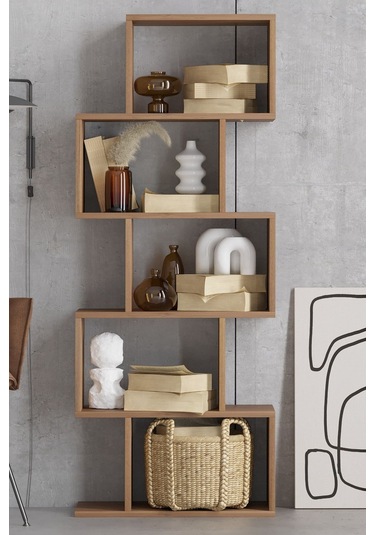 Decormet Meriç Kitaplık Ceviz Diğer