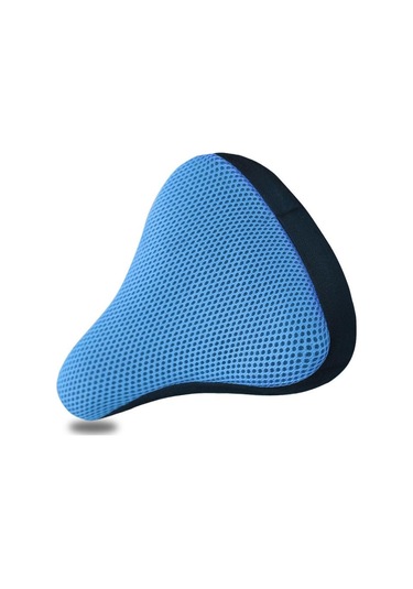 Açık Mavi Bisiklet Sele 3d Yumuşak Bisiklet Koltuğu Kapağı Bisiklet Silikon Koltuk Minderi Bisiklete Binme Açık Mavi