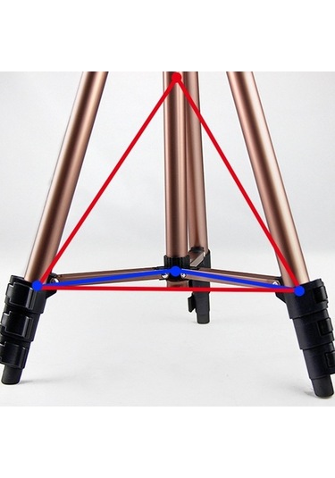 Createtech 110cm Alüminyum Tripod, Dslr Ve Telefon Tutucu, Canlı Akış İçin Uygun