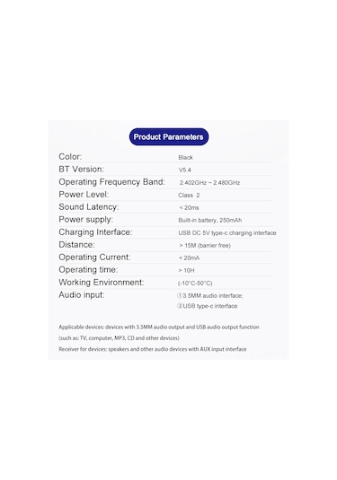 Geeroyoo Yüksek Kaliteli Bluetooth Ses Adaptörü: Düşük Gecikme, Uzun Mesafe Ve Çoklu Cihaz Bağlantısı