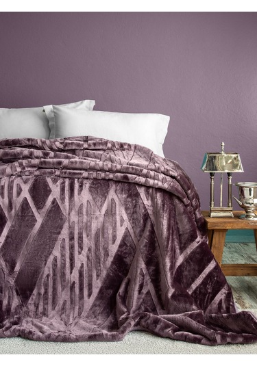 Bedline Decent Battaniye 220 240 Cm Mürdüm