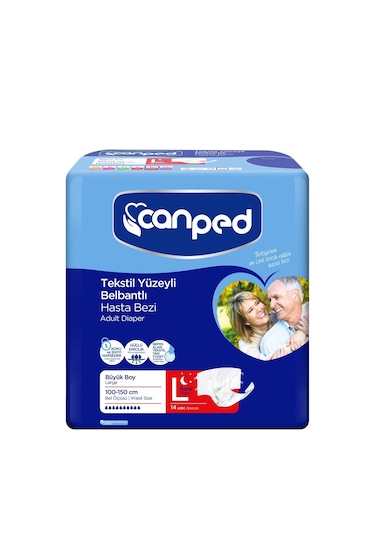 Canped Belbantlı Yetişkin Hasta Bezi Gece L 56'lı