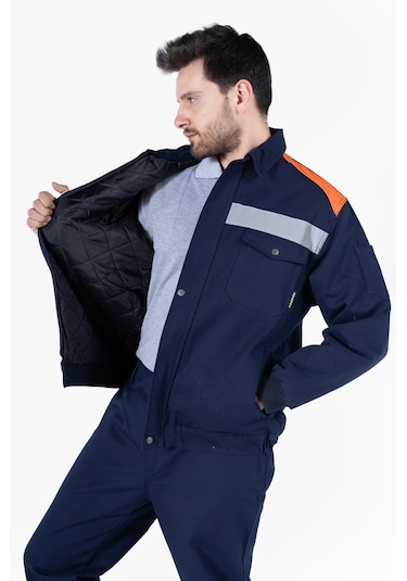 Çift Renkli Mont Pantolon İş Takımı