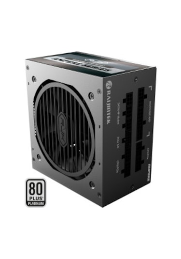 Raijintek Ampere 1000 W 80+ Platınum PCIe 5.0 Full Moduler Siyah Güç Kaynağı Siyah