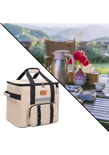 Suntek Serin Çanta Yetişkinler Sıcak Soğuk Gıda Termal Haki Haki