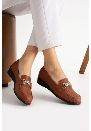 Modafrato Stl-503 Ortopedik Taban Kadın Babet Anne Ayakkabısı Taba