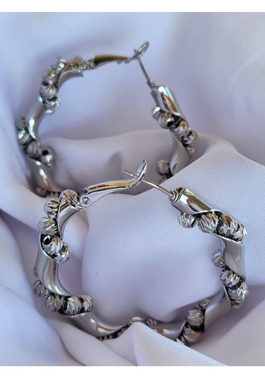 Dorika Sarmal Model Halka Model Silver Gümüş Renk Silver