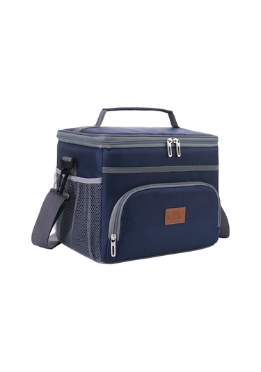 Yaozixa 16l Isı Saklama Çanta - Dışarı Piknik Çantası, Leakproof Termos Çanta, Ofis/okul Yemek Çantası, Araçlık Buz Çantası, Mavi Çok Renkli