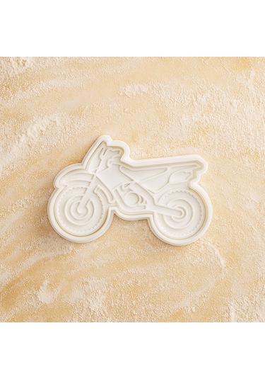 Motorsiklet Şekilli Kurabiye Kalıbı - Motor Temalı Kurabiye Ve Fondan Kesme Kalıbı Beyaz Motorsiklet Şekilli Kurabiye Kalıbı - Motor Temalı Kurabiye Ve Fondan Kesme Kalıbı Beyaz