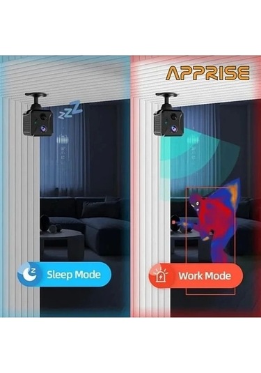 Vtn-317 Mini Pır Sensörlü Algılamalı Sesli Konuşmalı 1080p Hd Wifi Kamera