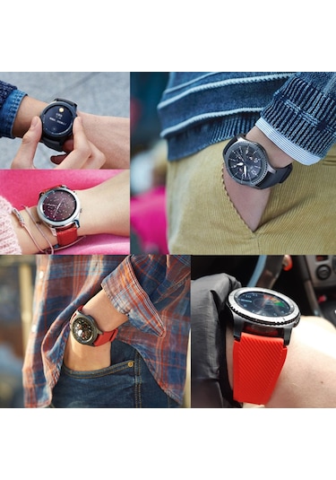 E2m Huaweı Watch 22mm Krd-12 Frontier Silikon Lacivert Kordon