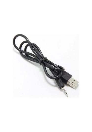 1 Metre Usb To 2.5 Mm Aux Kablo Kameralı Kol Saati Kablosu
