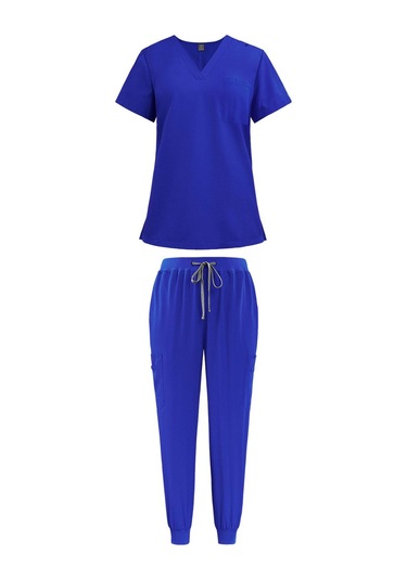 Suntek Kadın Fırçalama Üniforma Seti Sağlık S-mavi