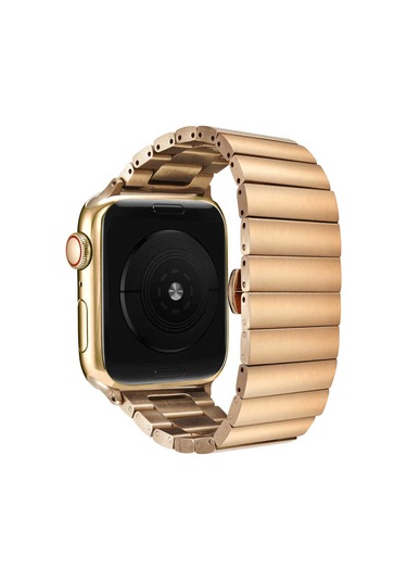 Watch Ultra 49mm Kordon Uyumlu Krd-41 Metal Strap Kayış Cppl- Gümüş