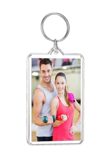 Gatherco Resimli Anahtarlıklar Fotoğraf Çerçevesi Anahtarlık Kolye Fotoğraf Hatırası Dekoratif Toka Kendin Yap Hediye Anahtarlık