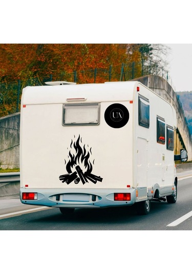 Karavan Sticker Camping Sticker Oto 40x40