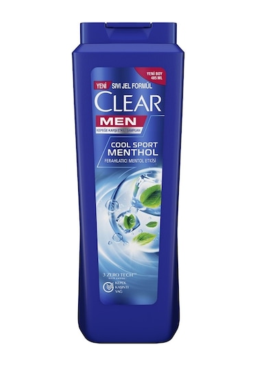 Clear Men Kepeğe Karşı Etkili Cool Sport Menthol Şampuan 485 ML