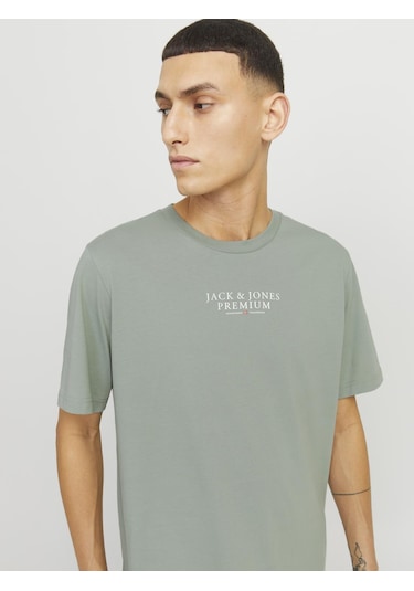 Jack & Jones Jprbluarchıe Ss Tee - 12217167 Iceberg Green Yeşil