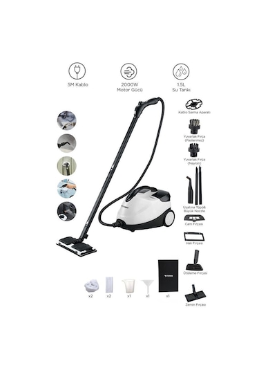Torima Jjb-747 Koltuk Ve Halı Yıkama Makinesi + Cb-08c Çok Fonksiyonlu Buharlı Temizleyici