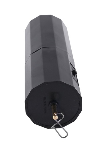 Qingmipy Siyah Plastik Çift Paketli Pillerle Çalışan Döner Motor, Bahçe Dekorasyonları İçin 30 Rpm, 4 Pound Taşıma Kapasitesi, Kolay Kurulum