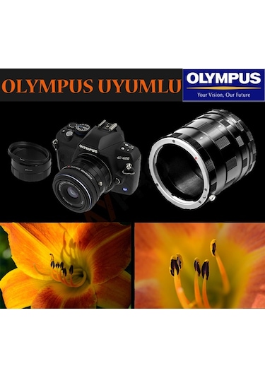 Raypro Manuel Makro Extension Uzatma Tüpü Seti Olympus Uyumlu