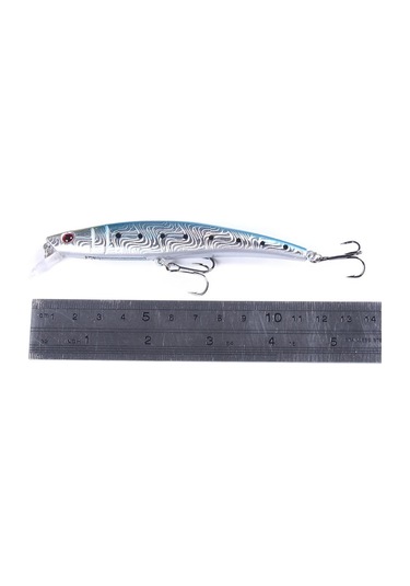 Hengjıa 10 Adet 3d Göz Balıkçılık Yem 11g/11.5 Cm Minnow Cazibesi Isca Yapay Çin Sert Çarpık Balıkçılık Bas Balık Mücadele
