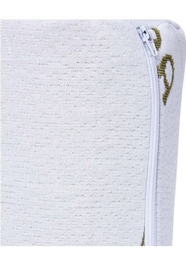 Visco Ortopedik Rulo Yastık 45x15cm, Beyaz