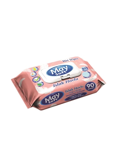 May Soft Islak Havlu - 90 Adet