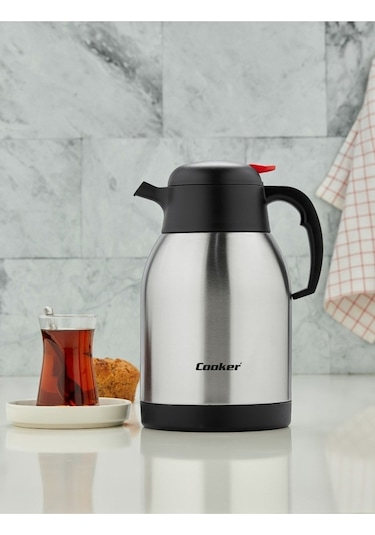 2 Litre Çift Kat Paslanmaz Çelik Termos 12-24 Saat Soğuk, 8-12 Saat Sıcak Tutma Diğer